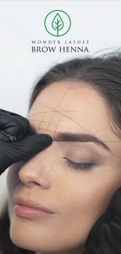 Zalecenia po zabiegu stylizacji brwi henną pudrową Brow Henna - 50 szt.