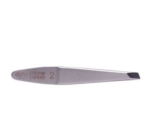 Brow Expert 2 (mini) - Eyebrow tweezer - small, slant 