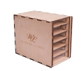 Lash box mały drewniany