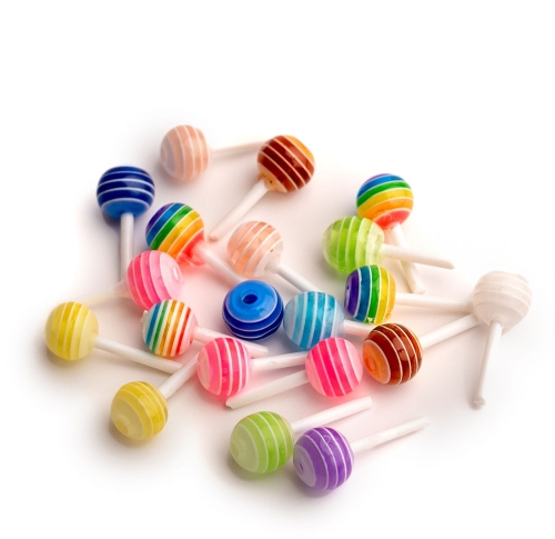 Face decorations - lollipops