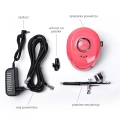 Pink Airbrush brows machine with compressor 