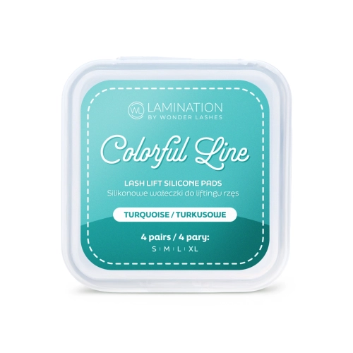 Wałeczki Colorful Line Turkusowe