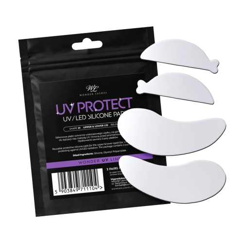 Silikonowe płatki UV PROTECT, zestaw na górną i dolną powiekę