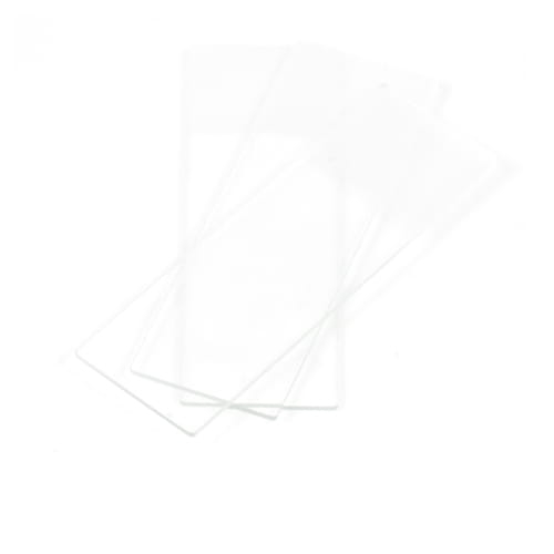 Microscopic slides for glue