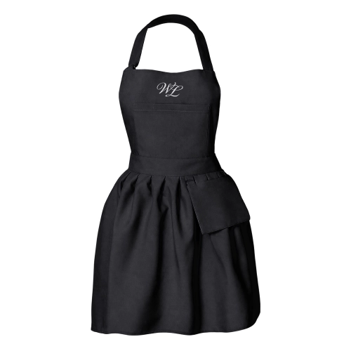 Cosmetic apron black