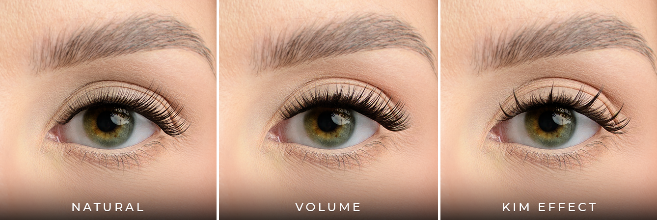 kępki rzęs rodzaje - efekty