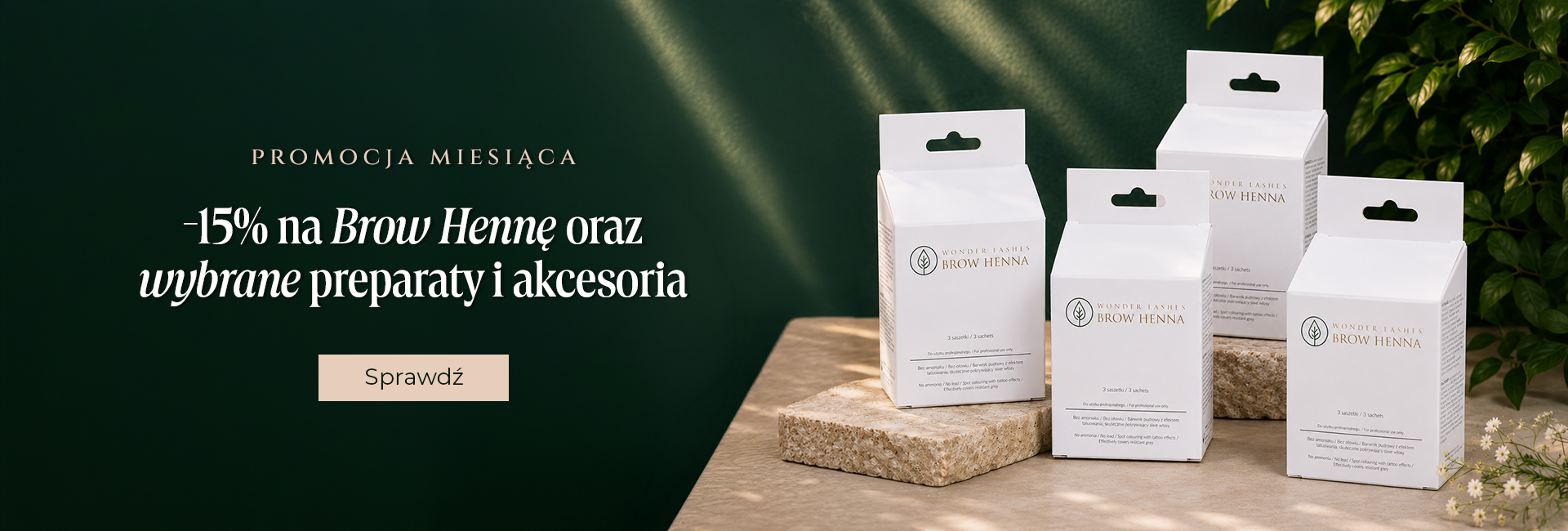 Promocja Brow Henna - czerwiec